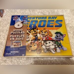 Paw Patrol Adventure Bay Heroes Puzzle Set - Blue, Yellow, Brown